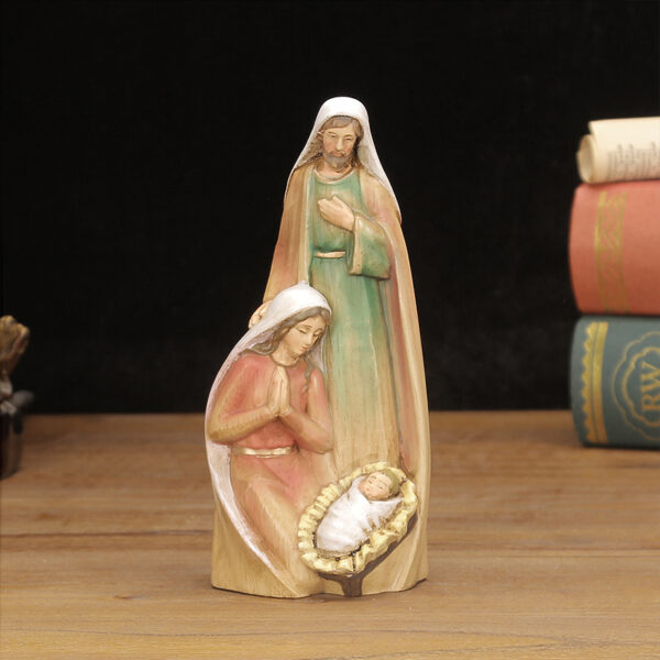 A beautifully hand - made religious sculpture of the Nativity of Jesus - 图片 2
