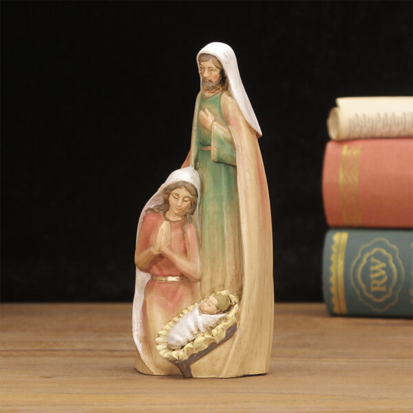 A beautifully hand - made religious sculpture of the Nativity of Jesus - 图片 3