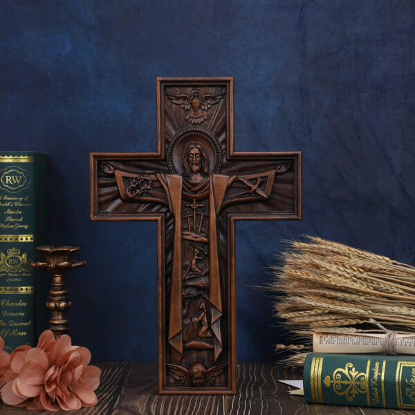 Symbol of Redemption: Exquisite Crucifix of Jesus' Passion, a Profound Symbol of the Power of Faith - 图片 2